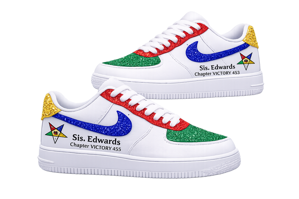 Shining Star!  Custom Rhinestone Nike AF1