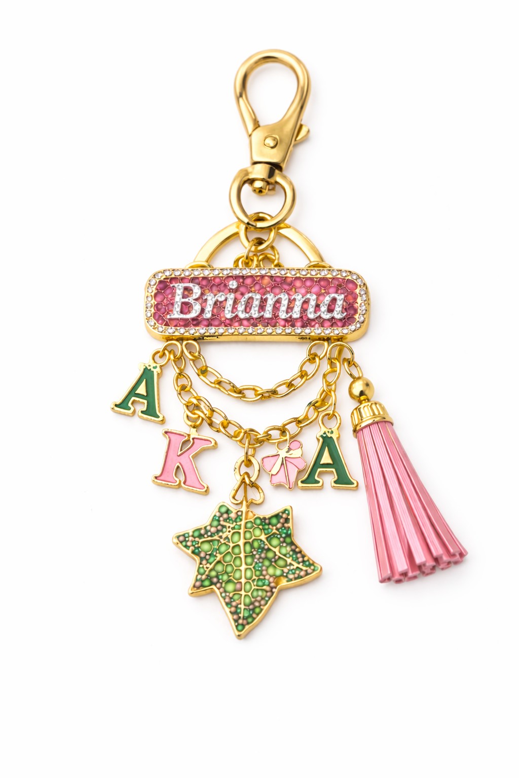 Blush Ivy Name Charm