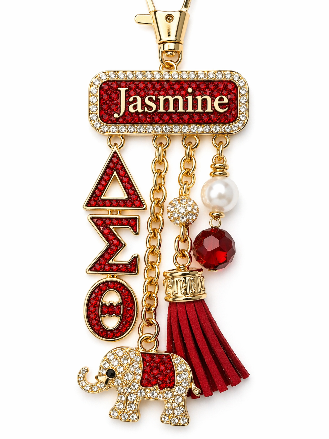 Crimson Elegance Car Charm™