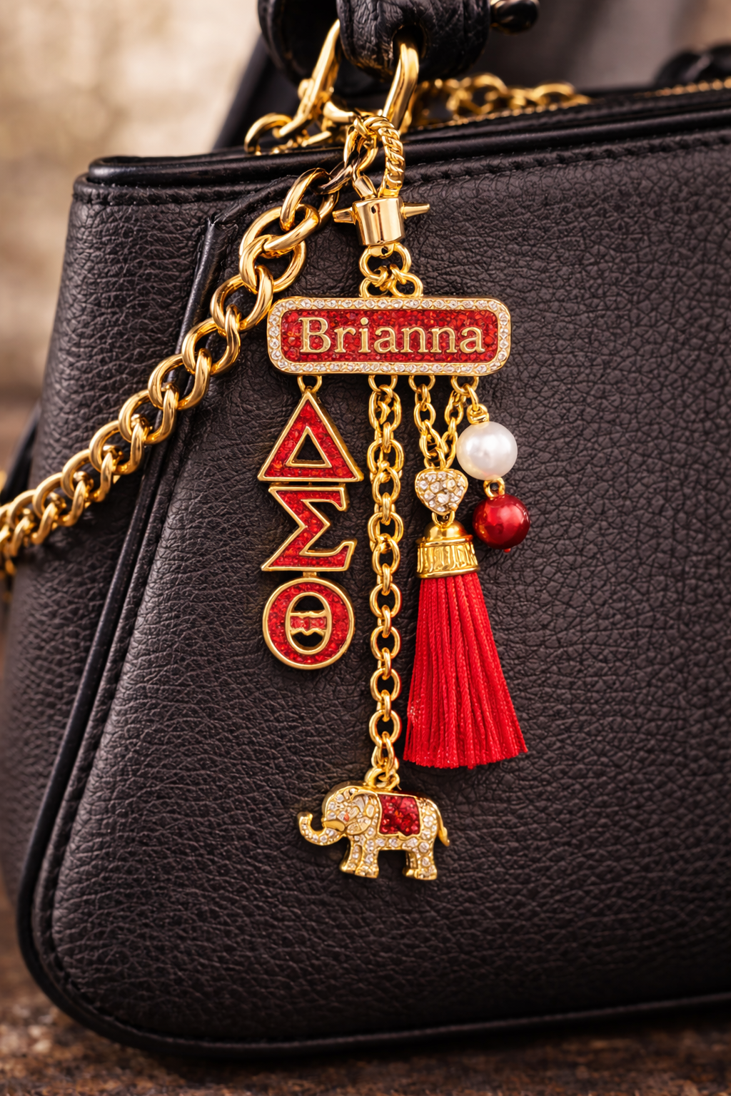 Crimson Legacy Statement Charm