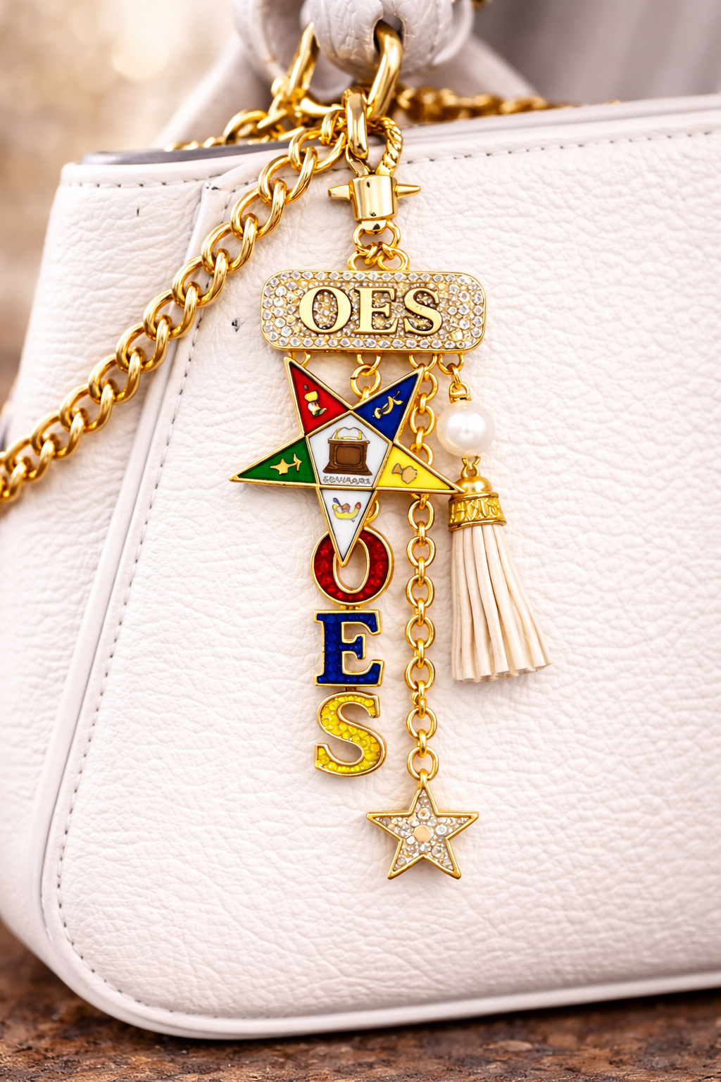 Prestige Star Custom Nameplate Bag Charm